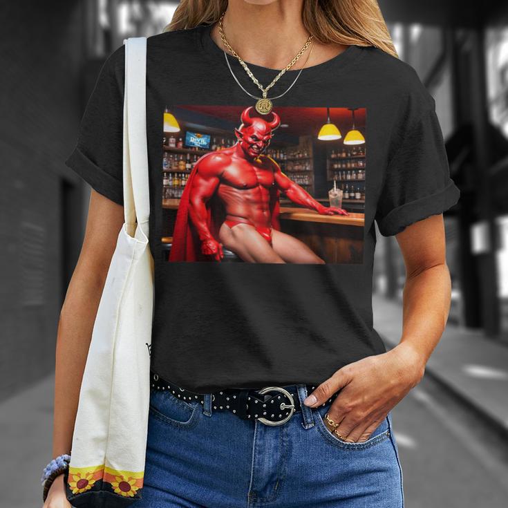 おかしいばかげたセクシーデビル Tシャツ 彼女への贈り物