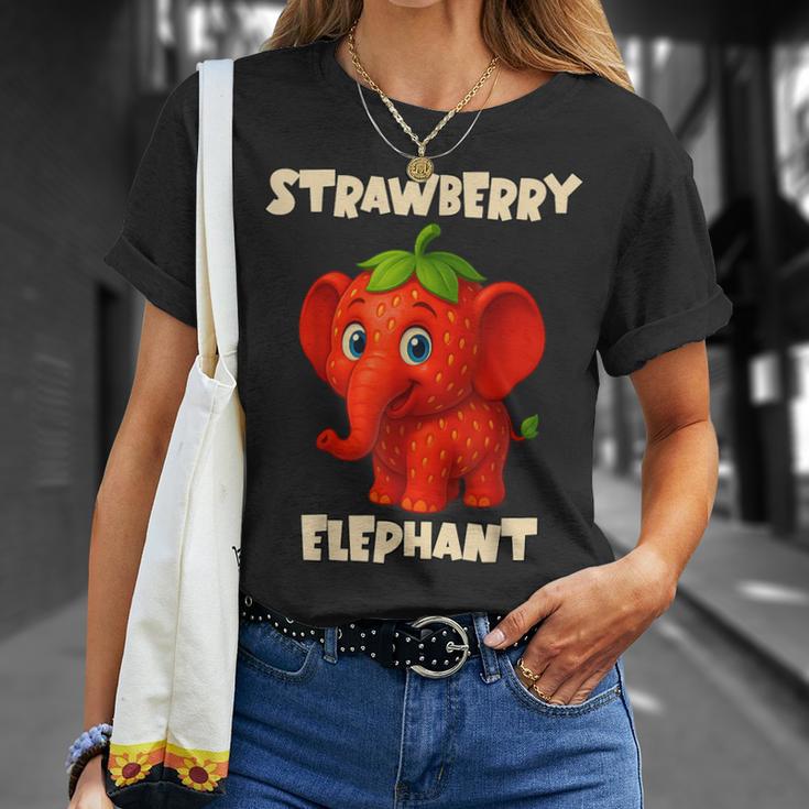 おもしろイタリアンブレインロットミームキッズボーイズストロベリーエレファント Tシャツ 彼女への贈り物