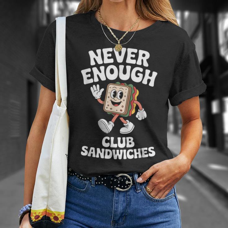 おもしろクラブサンドイッチまたはクラブサンドイッチ レトロ Tシャツ 彼女への贈り物