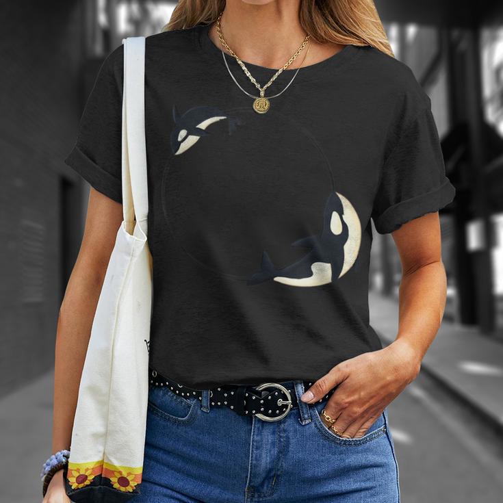かわいい 海 動物 クジラ シャチ かっこいい メンズ レディース オーカ Tシャツ 彼女への贈り物