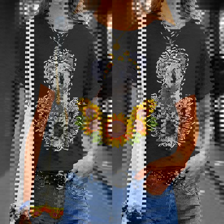 かわいいコアラベア ポイズンひまわりデココアラ Tシャツ 彼女への贈り物