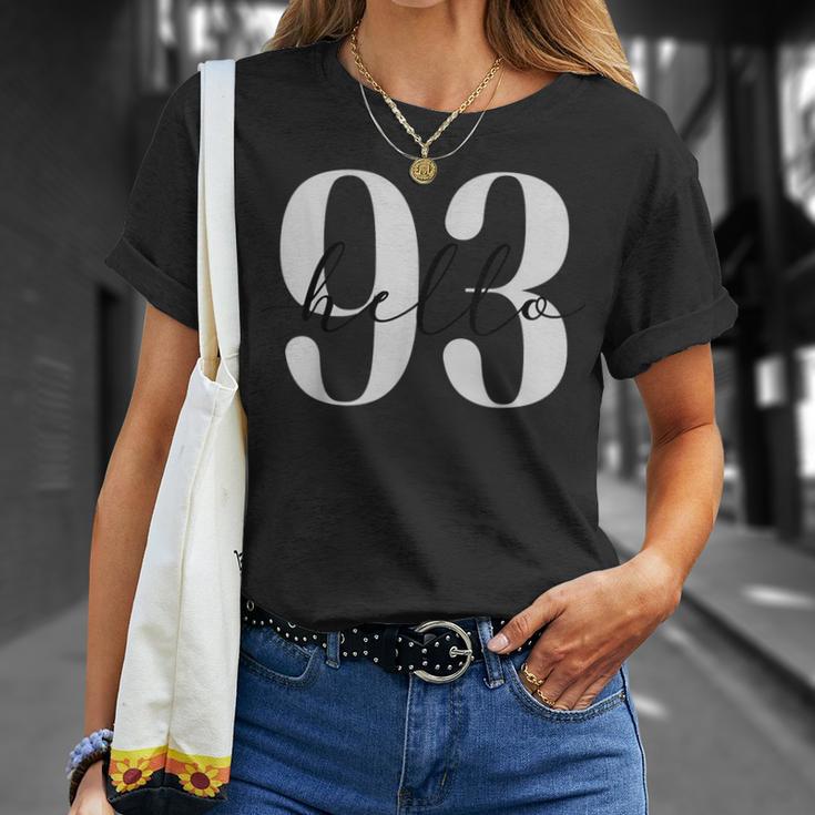 こんにちは93歳 誕生日 お祝い 応援 Tシャツ 彼女への贈り物