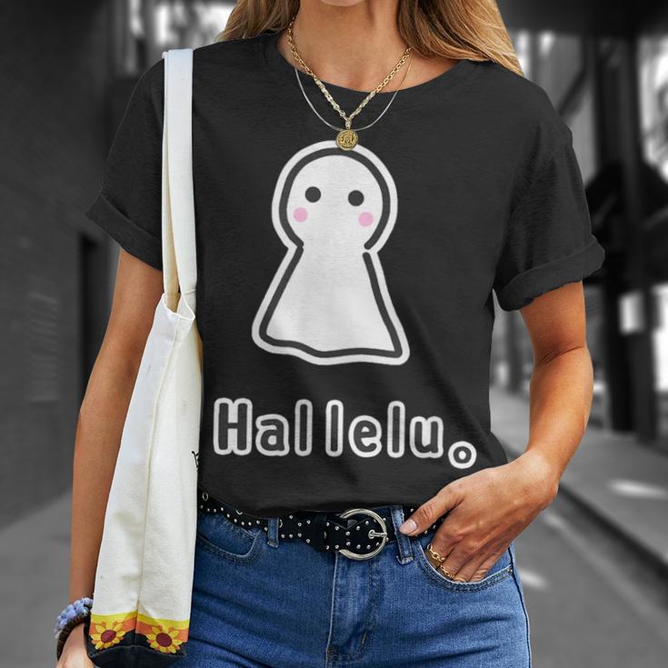 てるてる坊主 ハレルくん Hallelu 晴れ ぼうず【ゆるフレンズ】梅雨 ポップ かわいい キャラクター イラスト Tシャツ 彼女への贈り物