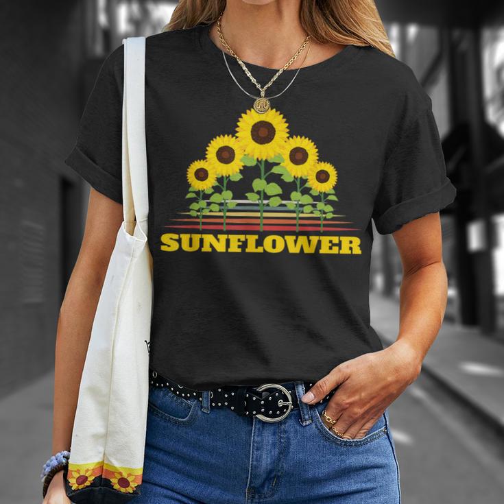 ひまわり ひまわり ひまわり Tシャツ 彼女への贈り物