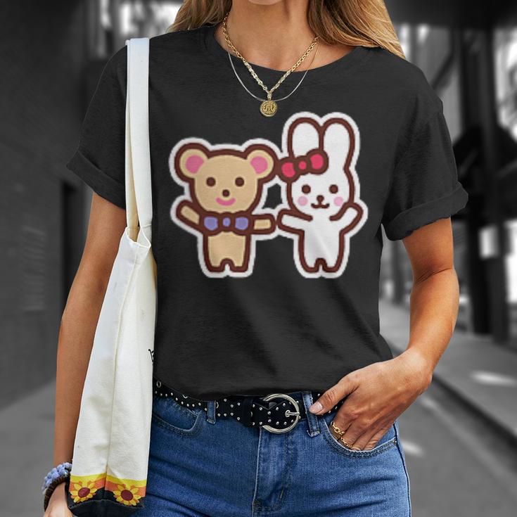 ゆるかわメルちゃん 漫画バックプリント Tシャツ 彼女への贈り物