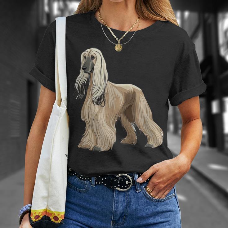 アイ・ラブ・アフガン・ハウンド Tシャツ 彼女への贈り物