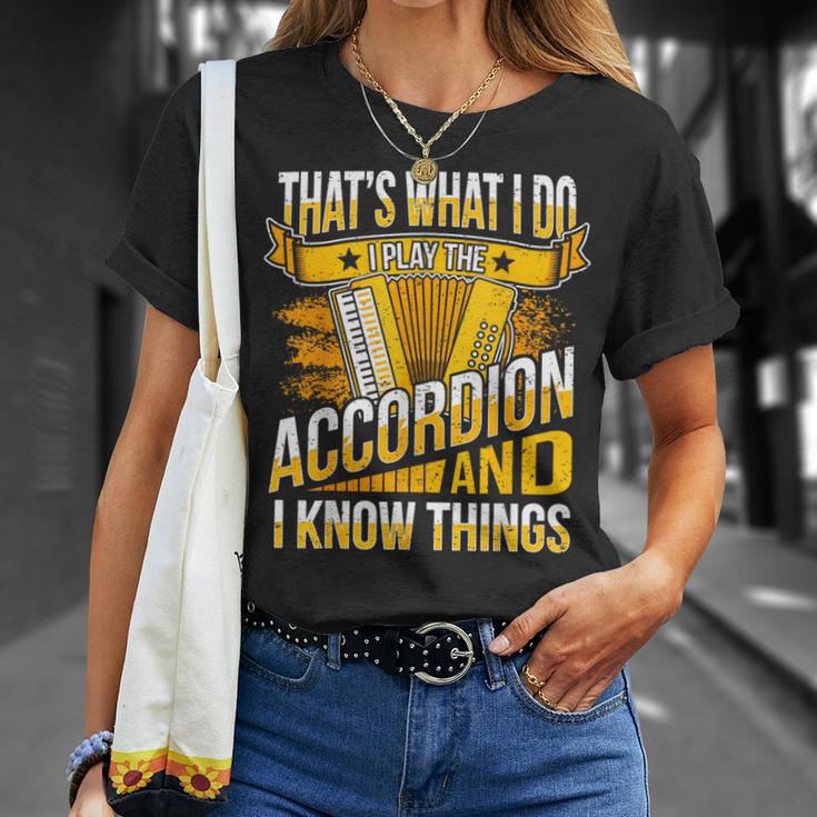 アコーディオン奏者 アコーディオン Tシャツ 彼女への贈り物
