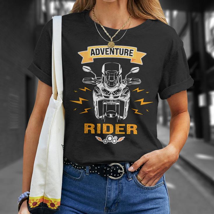 アドベンチャー ライダー オフロード バイカー Adv トラベル Crf エディション トリップ Tシャツ 彼女への贈り物