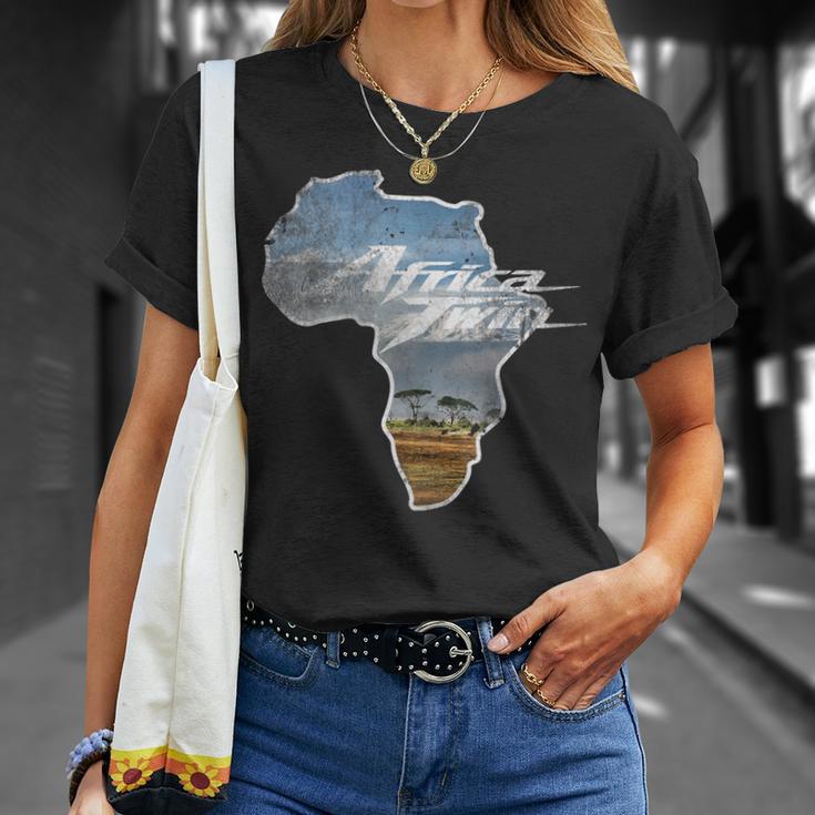 アフリカ ツーリング ツインバイク ナチュラル オフロードバイク Tシャツ 彼女への贈り物
