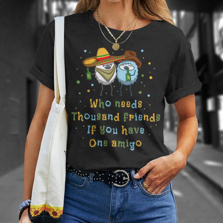 アミーゴが1つあれば千の仲間がいる Tシャツ 彼女への贈り物
