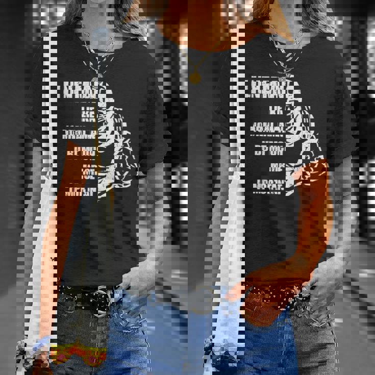 アメリカンフットボール トレーニング用品 ラインマン フットボール選手 長袖tシャツ Tシャツ 彼女への贈り物