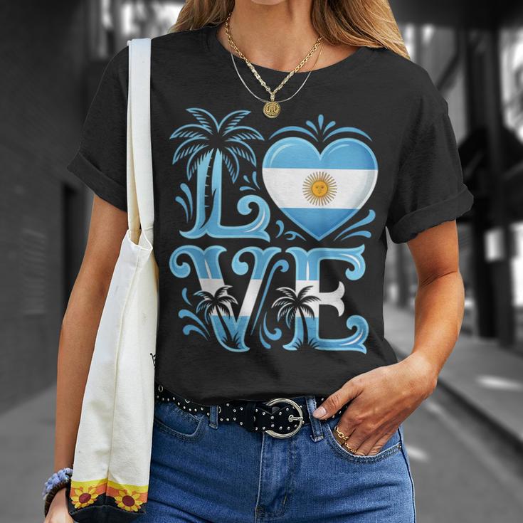 アルゼンチン 愛 アルゼンチン Tシャツ 彼女への贈り物
