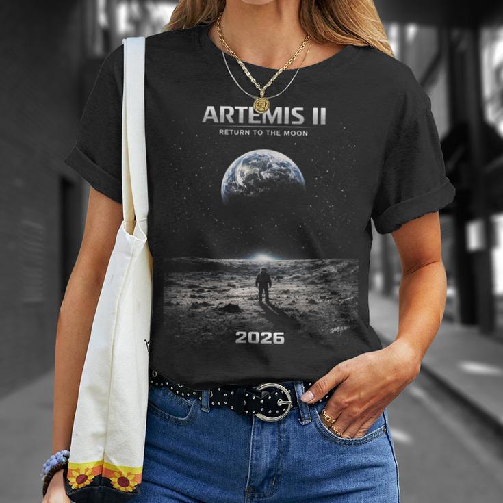 アルテミス 宇宙飛行士ミッション トゥ・ザ・ムーン 2026 ロケットアルテミス2 Tシャツ 彼女への贈り物