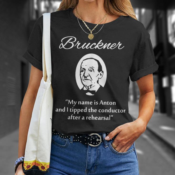 アントン・ブルックナー Tシャツ 彼女への贈り物