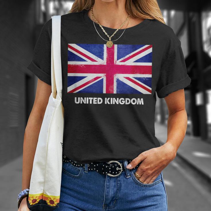 イギリスの国旗。 Tシャツ 彼女への贈り物