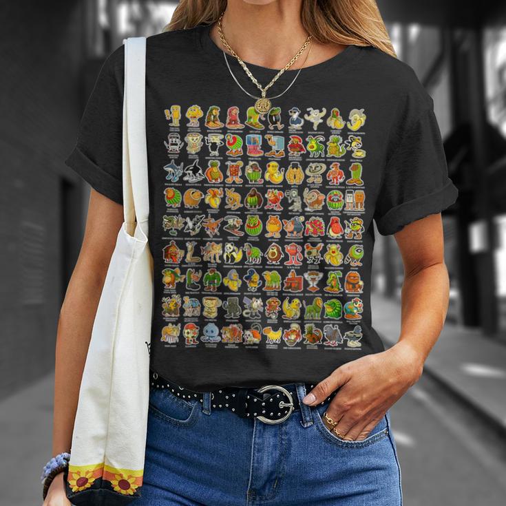 イタリア語-ブレインローz世代面白いミーム90ブレインロットキャラクター Tシャツ 彼女への贈り物