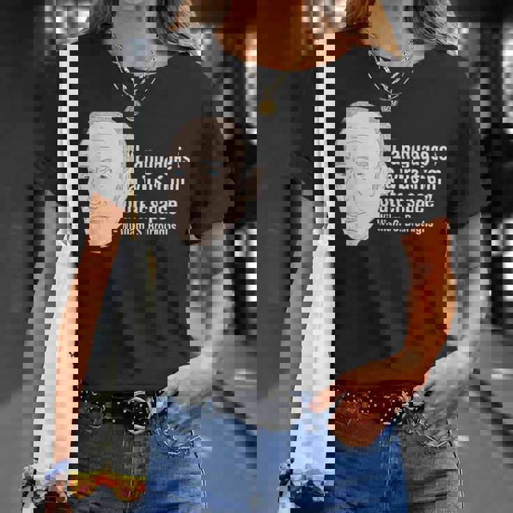 ウィリアム・バロウズ ビート詩人の名言 ビートジェネレーション Tシャツ 彼女への贈り物