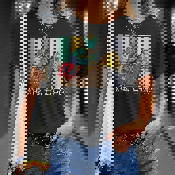 ウシュバテソロ 馬 競馬ファン デルマール サンタアニタ Tシャツ 彼女への贈り物