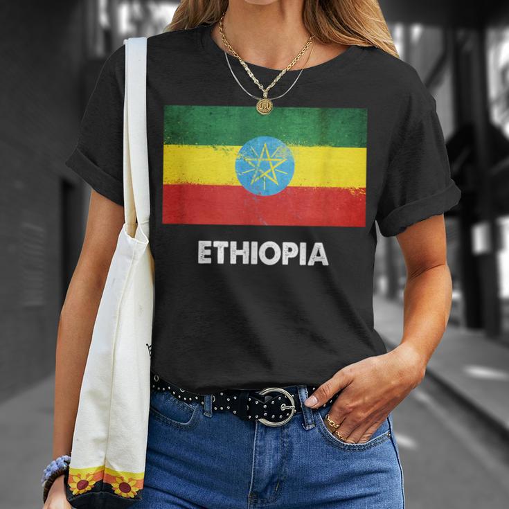 エチオピア国旗tシャツ Tシャツ 彼女への贈り物