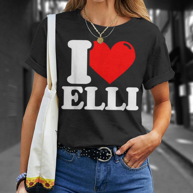 エリの名前が大好き Tシャツ 彼女への贈り物