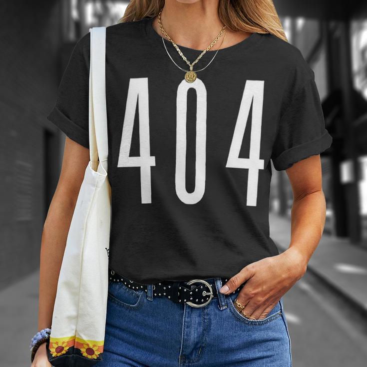 エリアコード 404 アトランタ ジョージア Ga Four Zero Four 404 長袖tシャツ Tシャツ 彼女への贈り物
