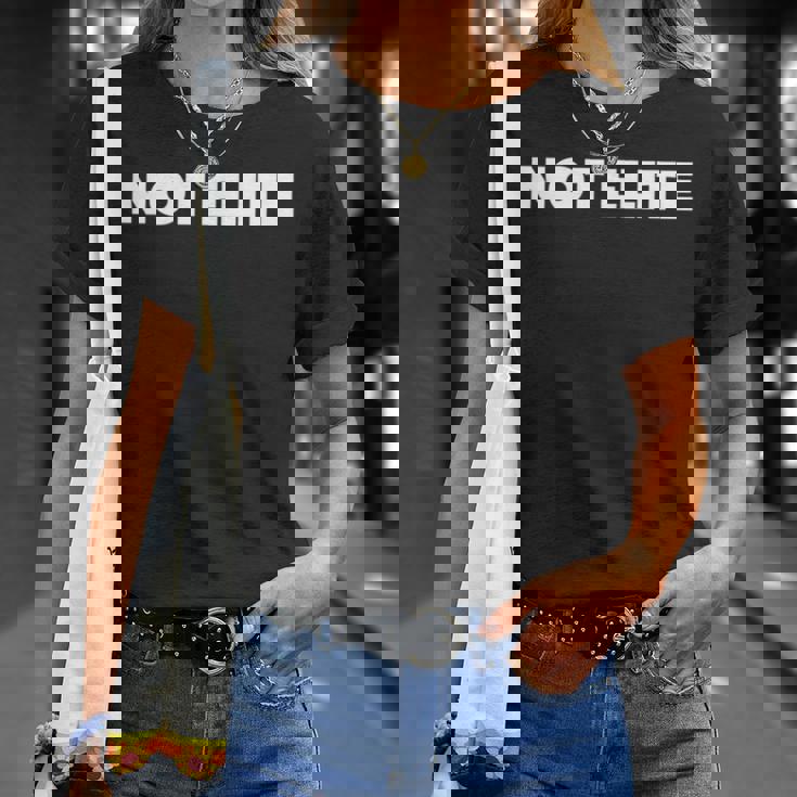 エリートではありません 長袖tシャツ Tシャツ 彼女への贈り物