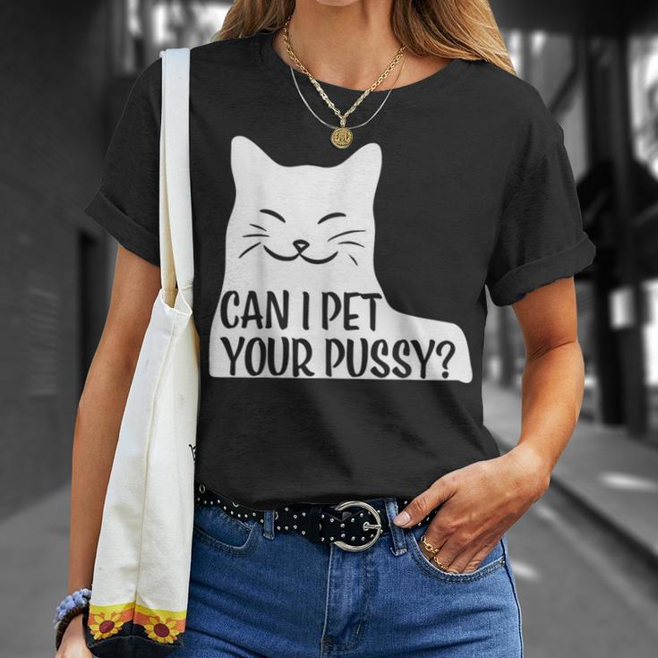 オマンコを撫でてもいい？ Tシャツ 彼女への贈り物
