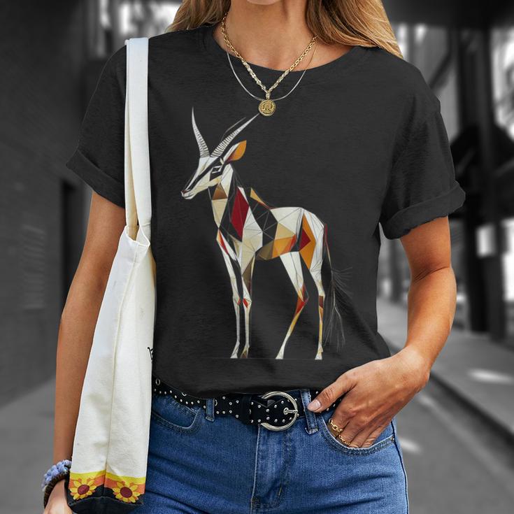 オリックス 動物 モチーフ イラスト オリックス Tシャツ 彼女への贈り物