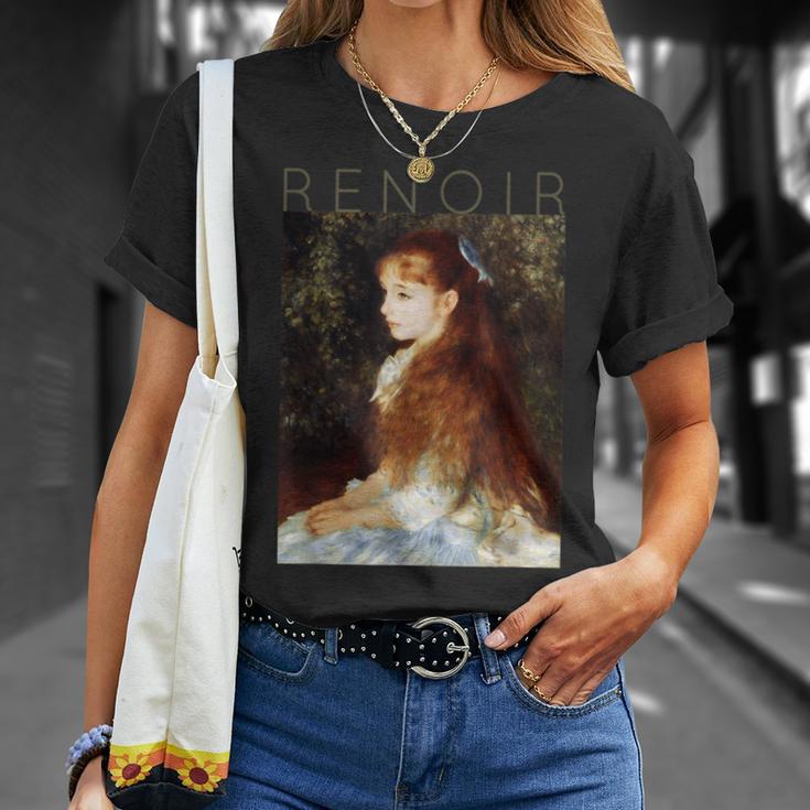 オーギュスト・ルノワール マドモアゼル・ダンヴェールの肖像 Tシャツ 彼女への贈り物