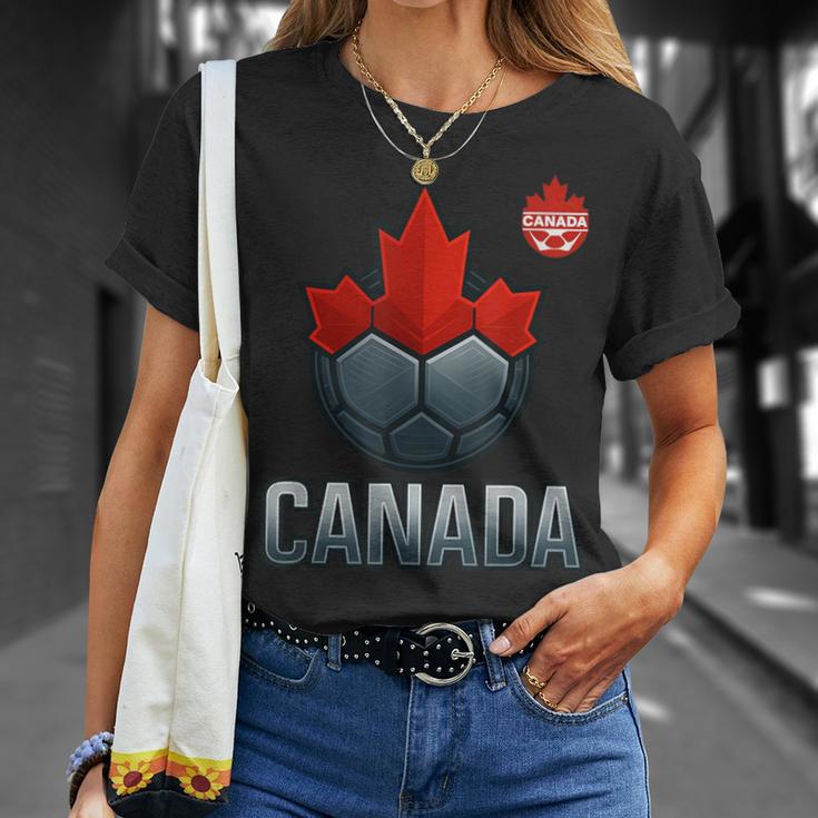 カナダ サッカー ジャージ レッド フットボール ファン プレーヤー 旅行 Tシャツ 彼女への贈り物