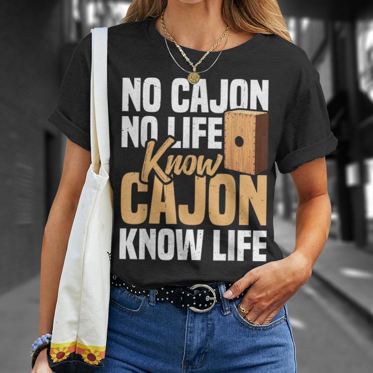 カホン奏者 カホン 音楽愛好家 人生を知る カチョン ペルーのカホン Tシャツ 彼女への贈り物