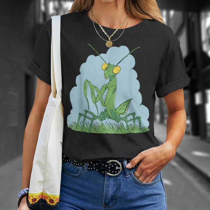 カマキリ 子供 男の子 幼児 男性 女性 虫 昆虫 Tシャツ 彼女への贈り物
