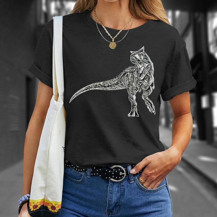 カルノタウルス 恐竜 ディノサワ 肉食恐竜 Tシャツ 彼女への贈り物