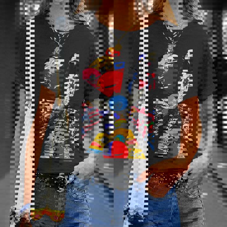 カントリーボール 世界旗 Tシャツ 彼女への贈り物