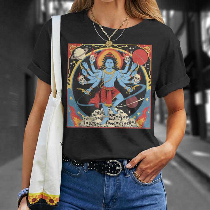 カーリー ヒンドゥー教 女神 ヒンドゥー教 神 スピリチュアル 禅 ヨガ Tシャツ 彼女への贈り物