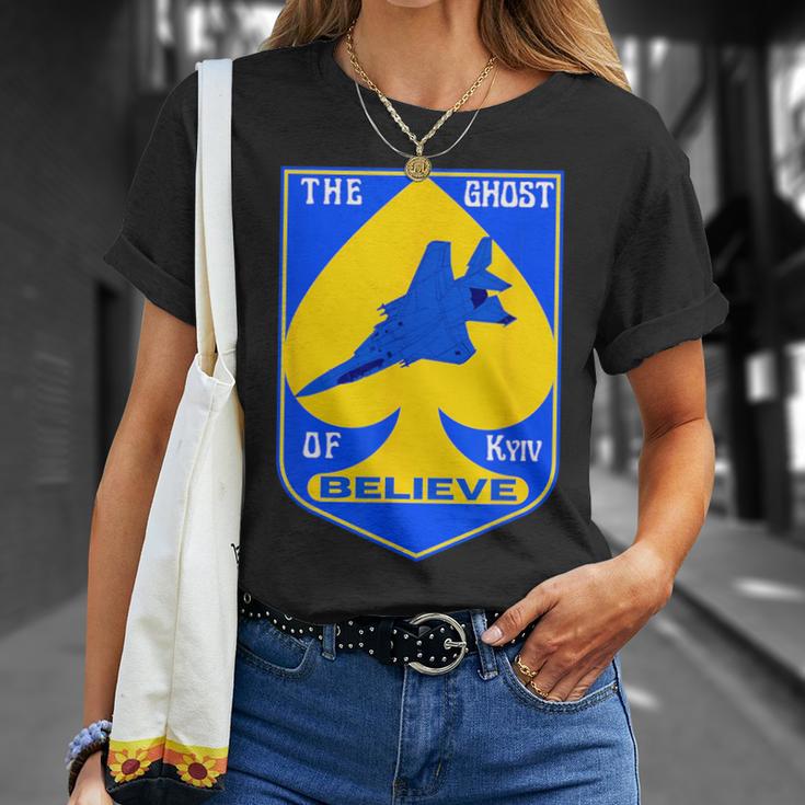 キエフの幽霊 シャツ ウクライナと立ち上がる Tシャツ 彼女への贈り物