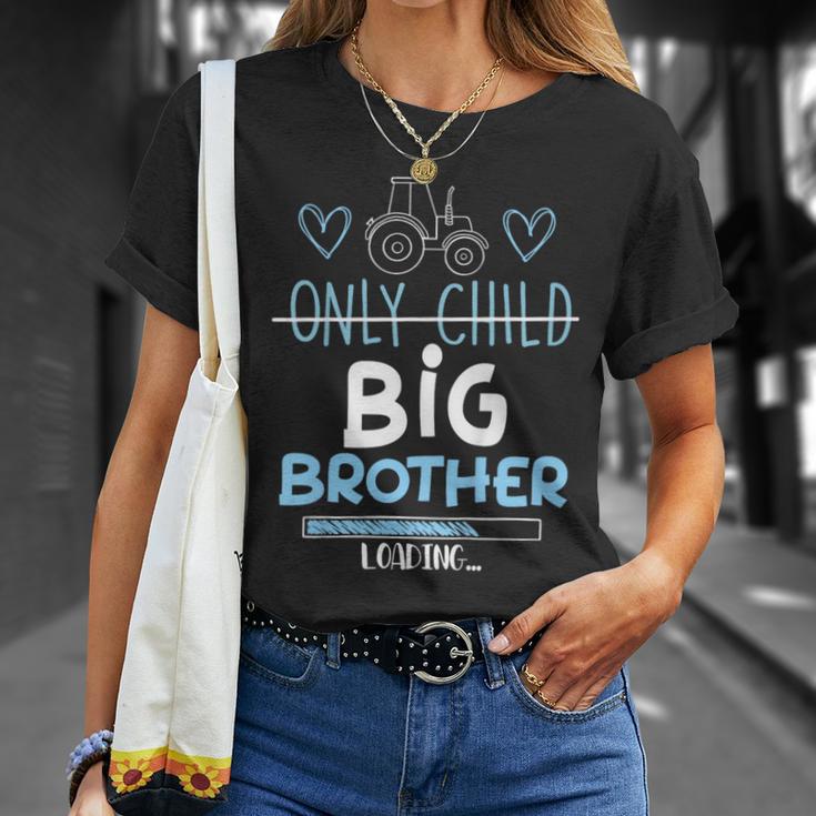 キッズ Big Brother Only Child Tractor Baby Reveal Tシャツ 彼女への贈り物