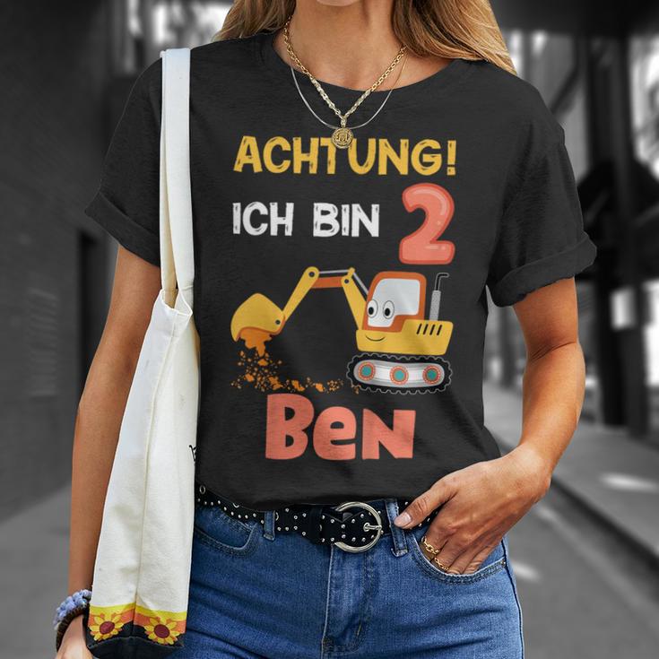 キッズ 男の子用名前入りディガーシャツ 2歳の誕生日 男の子 2歳 Tシャツ 彼女への贈り物