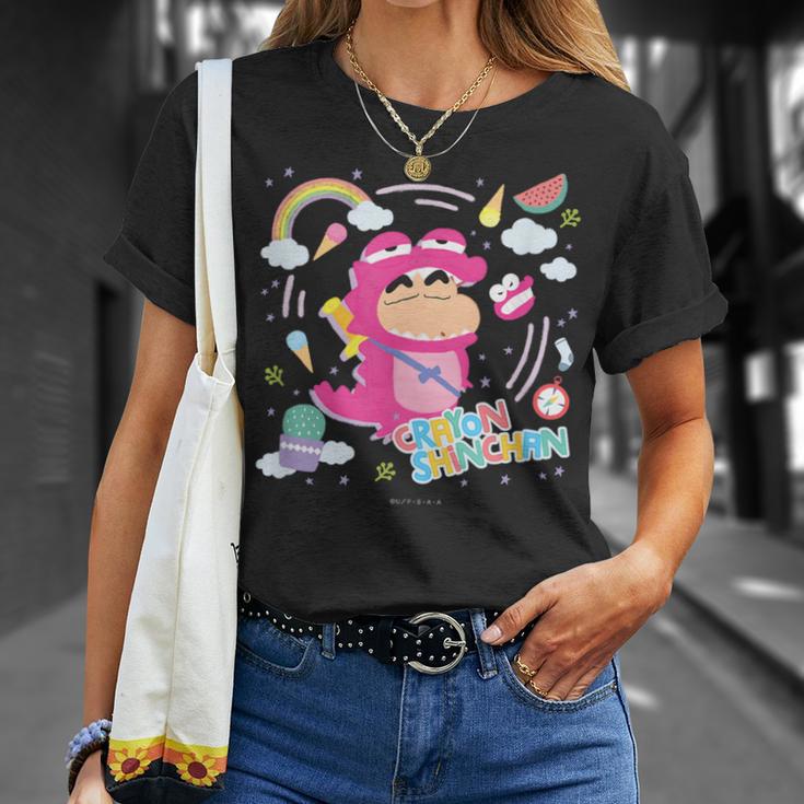 クレヨンしんちゃん ワニ山しんちゃん クレヨンタッチ Tシャツ 彼女への贈り物