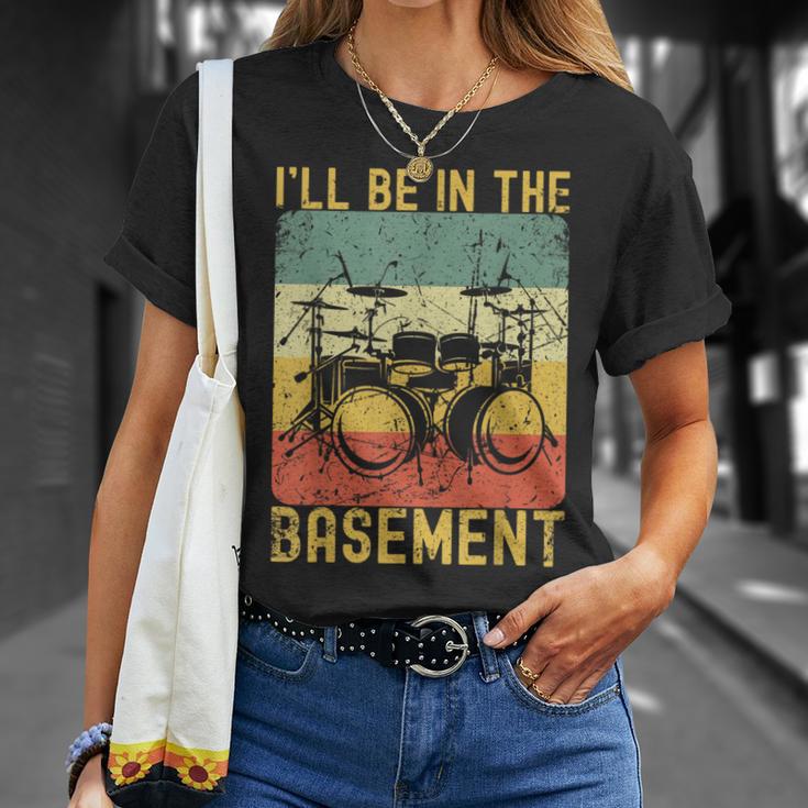 クールなヴィンテージドラミングデザイン メンズ レディース ドラムセット ドラミング Tシャツ 彼女への贈り物
