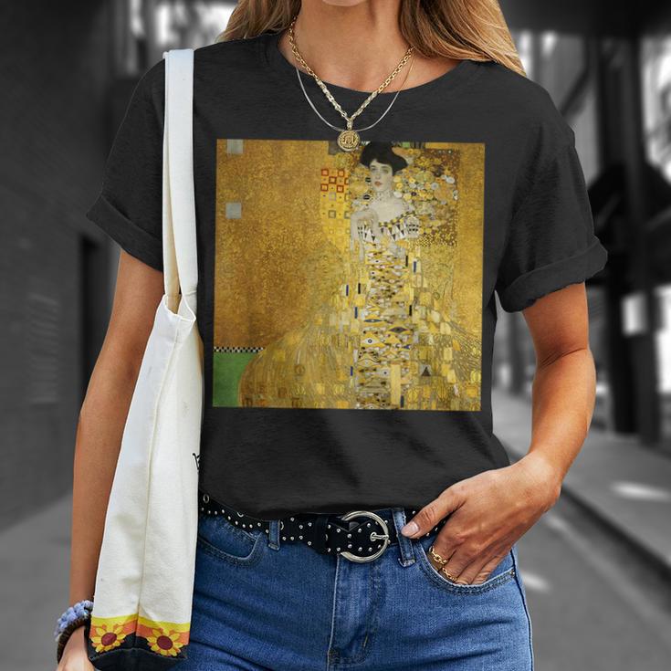 グスタフ・クリムトによるアデル・ブロッホ・バウアー1世の肖像1907 Tシャツ 彼女への贈り物