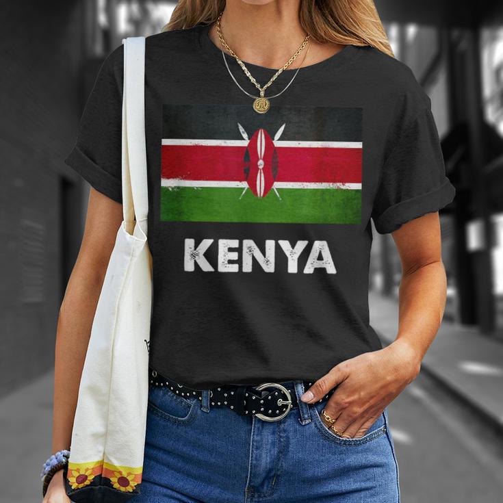 ケニア国旗tシャツ Tシャツ 彼女への贈り物