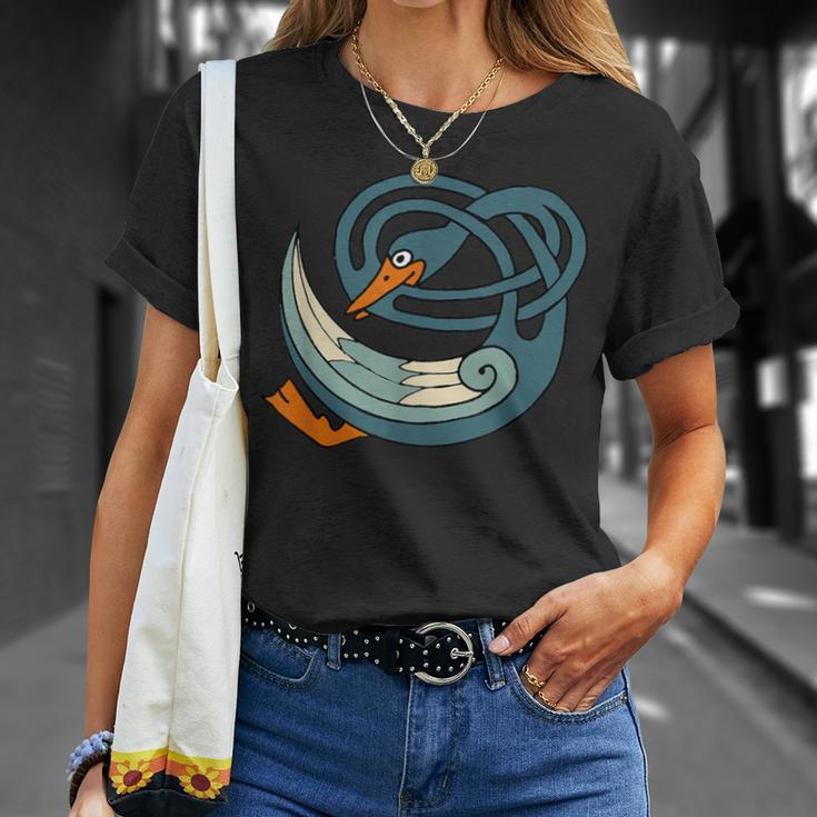 ケルト鳥ケルトデザイン 世界のケルト。 Tシャツ 彼女への贈り物