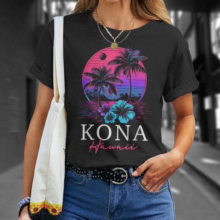 コナ ハワイ ハワイアン ハイビスカス 花 サーファー お土産 Tシャツ 彼女への贈り物