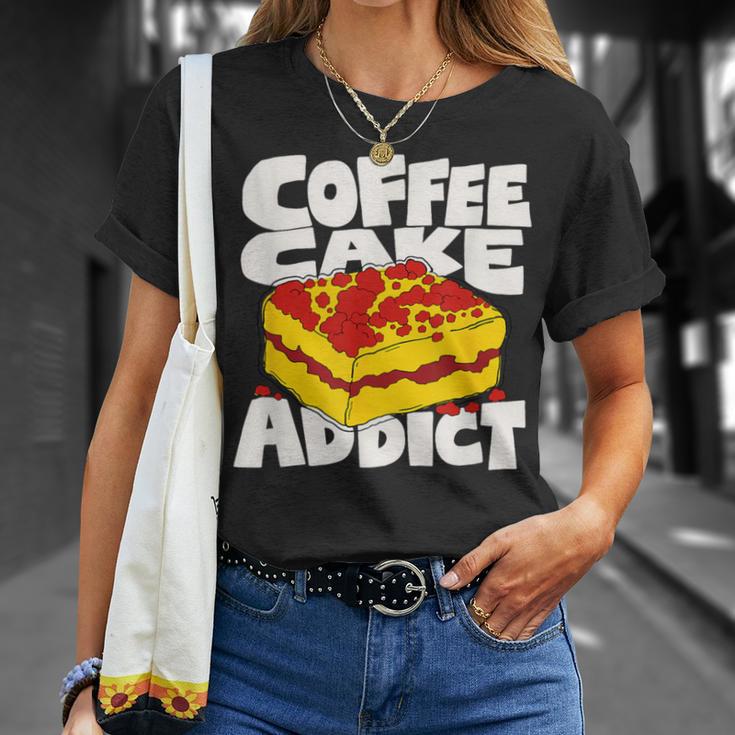 コーヒーケーキ好きのレトロなグラフィック。 Tシャツ 彼女への贈り物