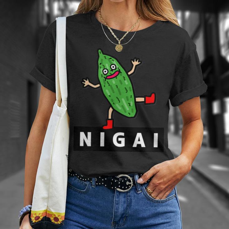 ゴーヤさんnigai Tシャツ 彼女への贈り物