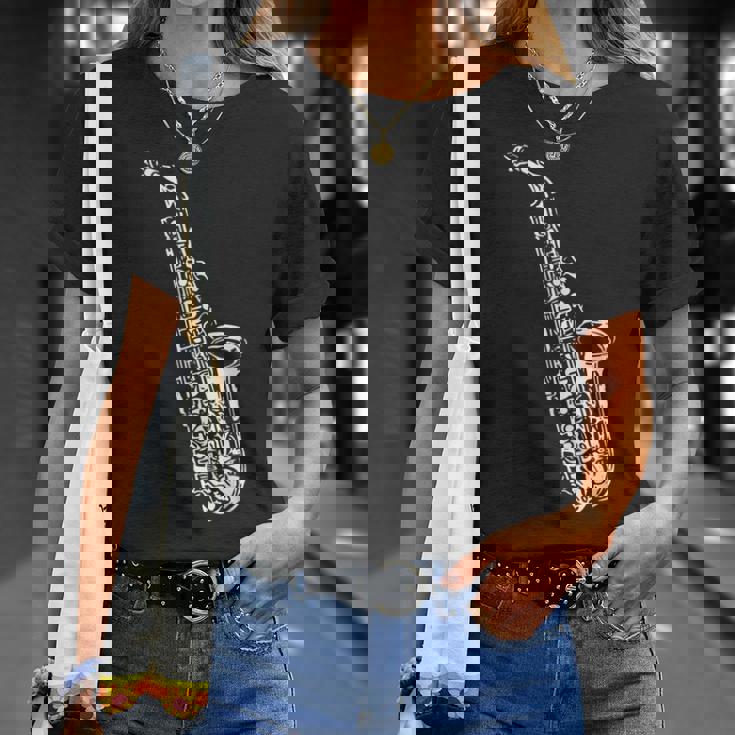 サックス サックス奏者 ミュージシャン サックス奏者 楽器 Tシャツ 彼女への贈り物