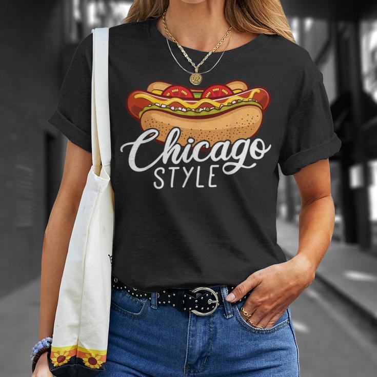 シカゴスタイル ホットドッグギフト ホットドッグ Tシャツ 彼女への贈り物