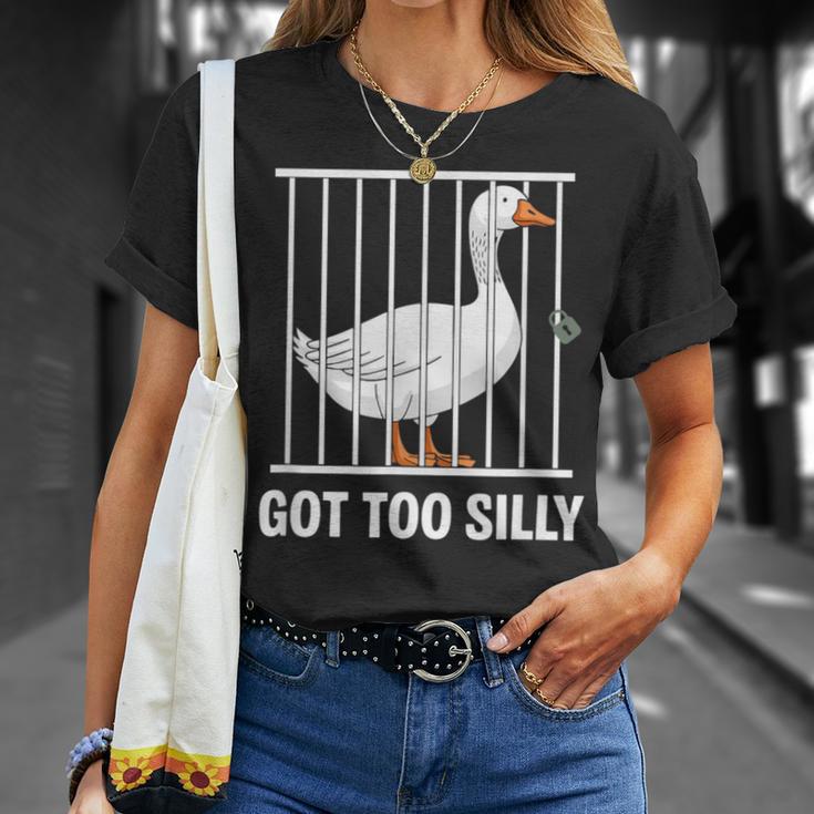 シリー・グースtシャツバカになりすぎた Tシャツ 彼女への贈り物