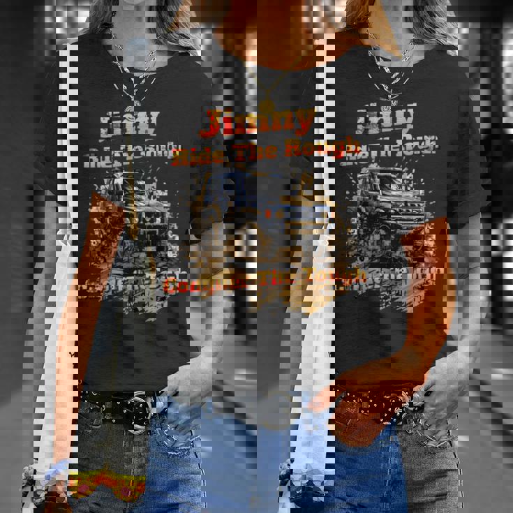 ジムニー 4X4 オフロード トラック 長袖tシャツ Tシャツ 彼女への贈り物